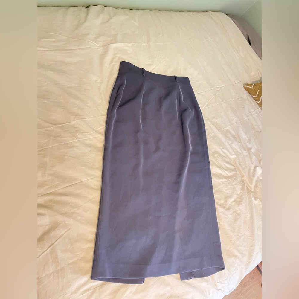 Vintage Dark Blue Pencil Skirt